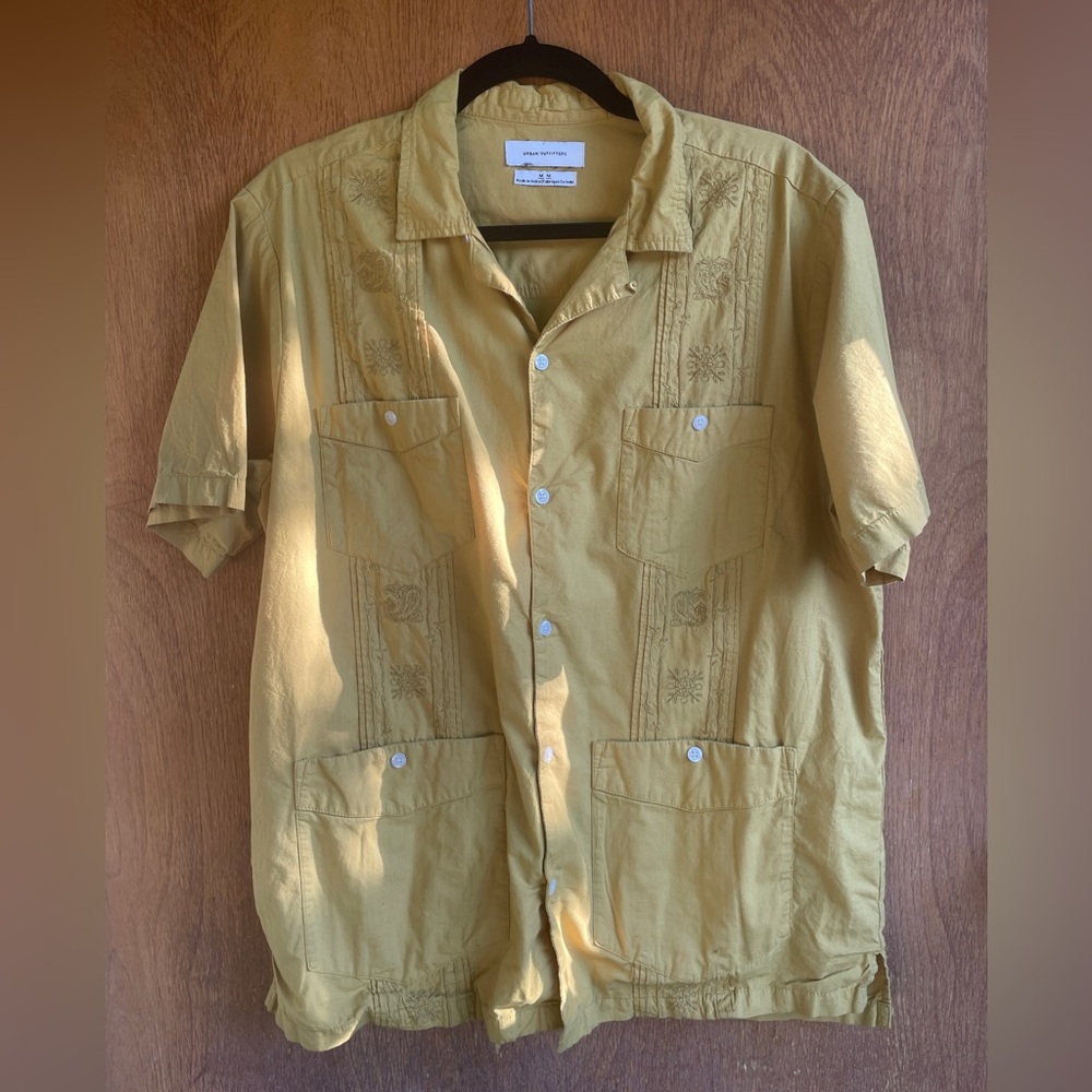 Yellow Urban Outfitters Button Up